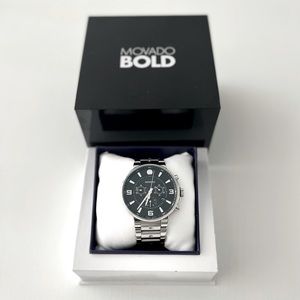 MOVADO Stainless Steel SE Pilot Men’s Watch